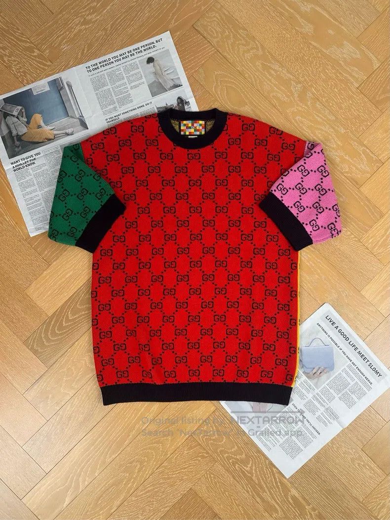 Gucci Gucci Rainbow series logo full-print short-sleeved pullove Size XS / US 0-2 / IT 36-38 - 1 Thumbnail