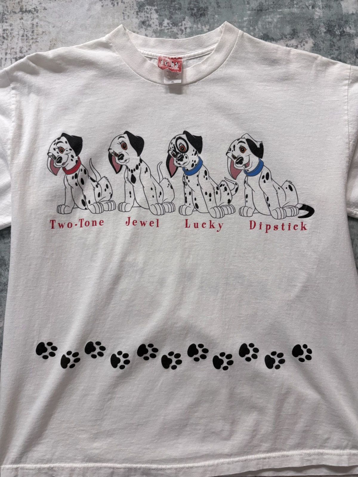 Disney 90’s 101 Dalmatians Best Friends Vintage Rare Graphic Tee Size US XL / EU 56 / 4 - 3 Thumbnail