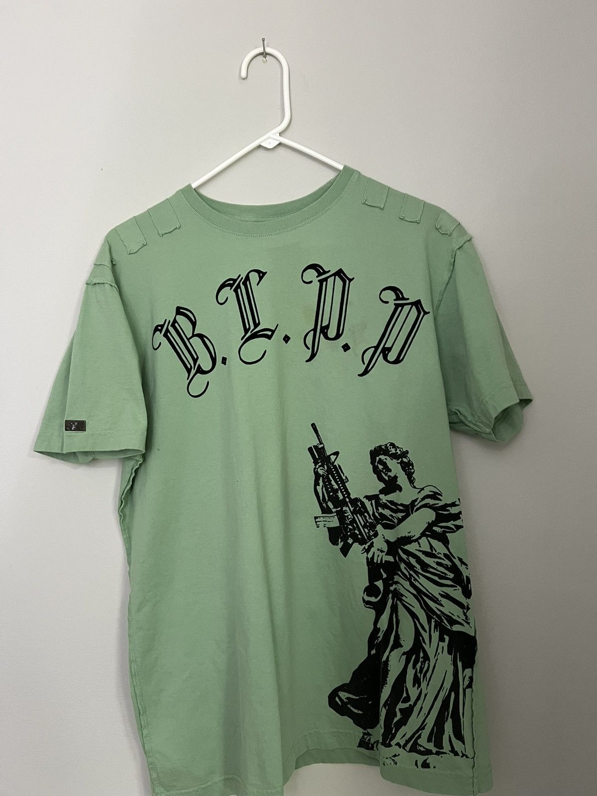 Black Label Vintage Black Label Affliction Style Y2K BLPP Shirt Size US XL / EU 56 / 4 - 2 Thumbnail