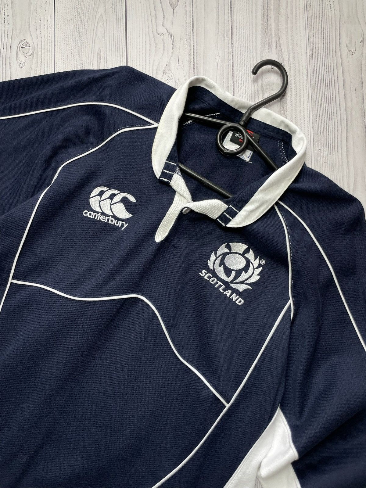 Canterbury of New Zealand Vintage Scotland Canterbury rugby jersey size L long sleeve Size US L / EU 52-54 / 3 - 3 Thumbnail