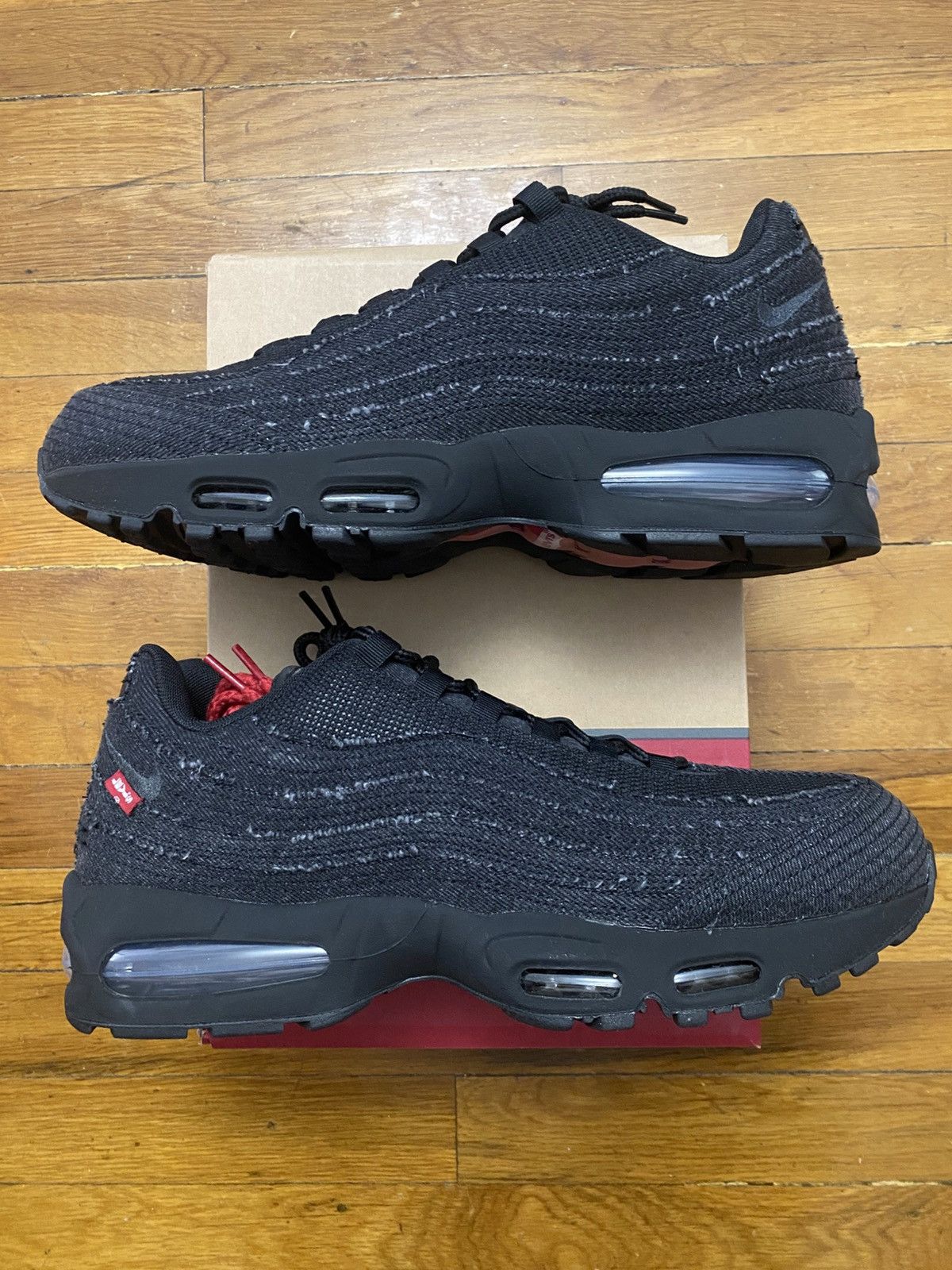 Levi's × Nike Size 13 - Nike Air Max 95 OG Levis Black Men’s Size US 13 / EU 46 - 2 Thumbnail