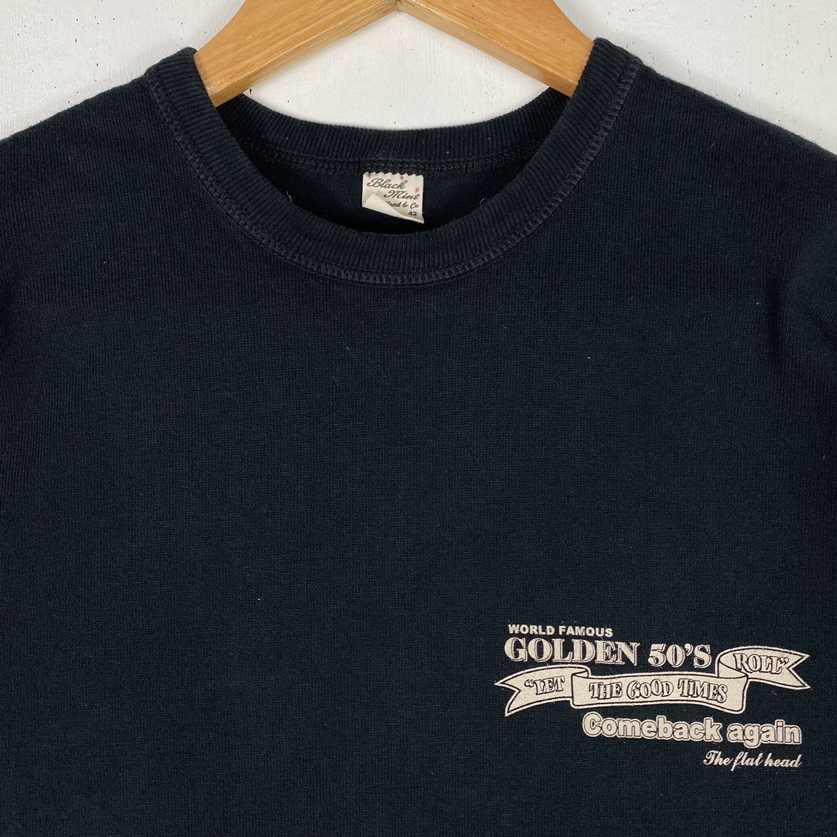 The Flat Head THE FLAT HEAD Black Mint Tee Size US M / EU 48-50 / 2 - 5 Thumbnail