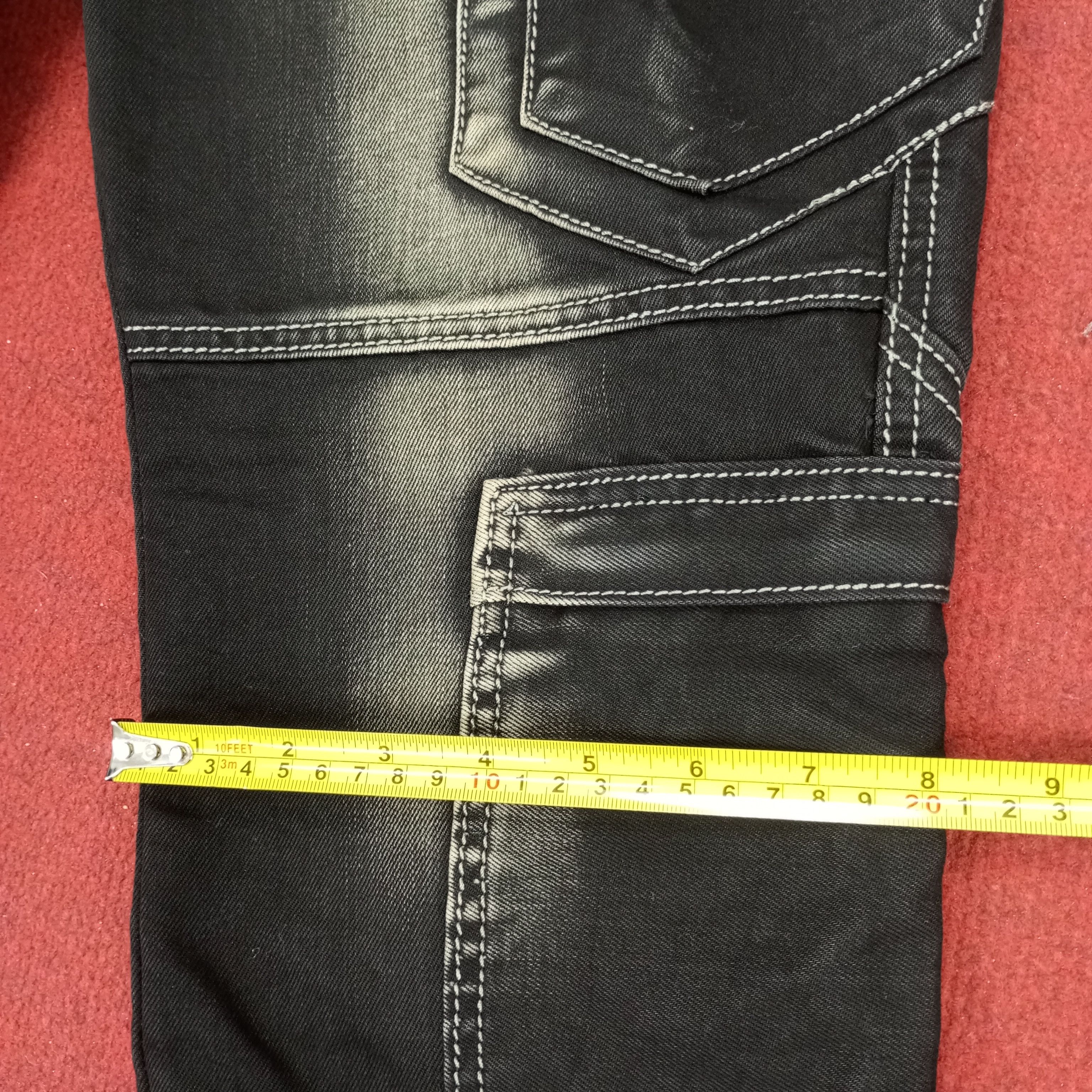 Vintage Tesilin Jeans Fashion Rock Punk Cargo Style Jeans Size US 35 - 10 Thumbnail
