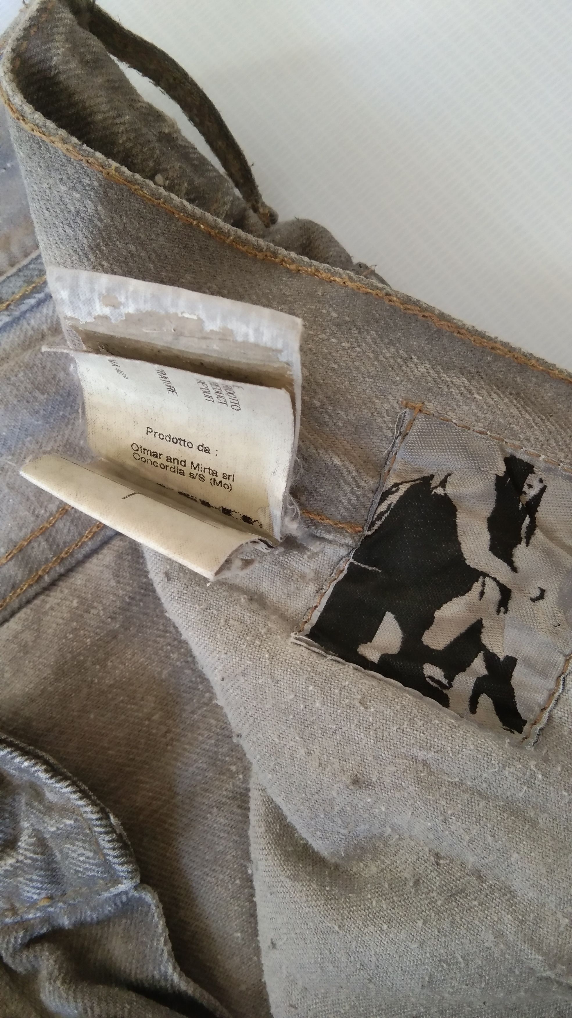 Rick owen drkshdw silver mud 2010 denim