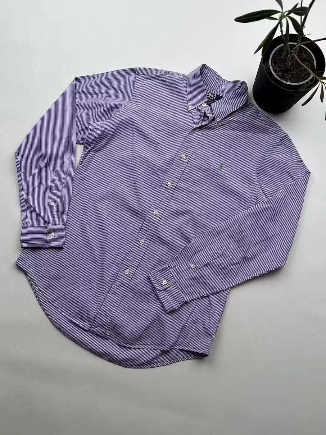 Polo Ralph Lauren Vintage Striped Shirt Long Sleeve (494)