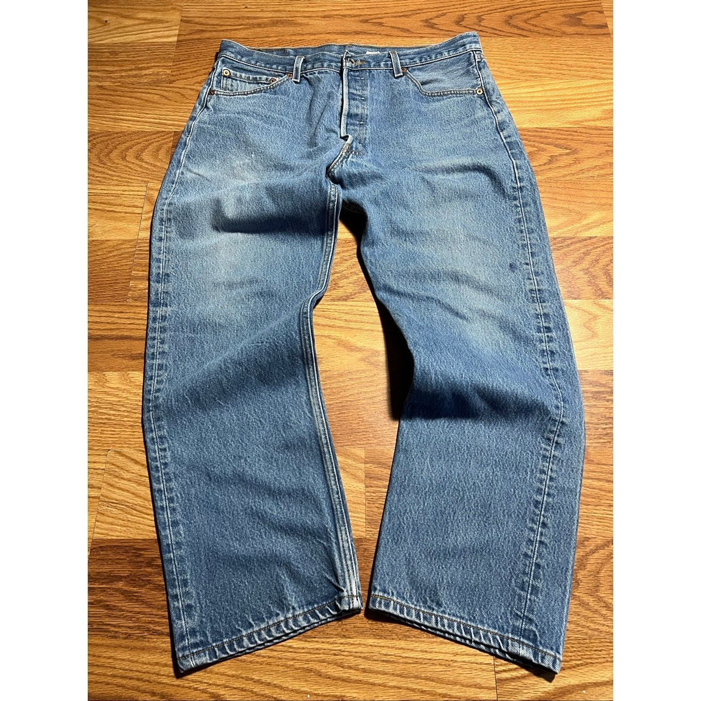Levi's Vintage Levi’s 501 Button Fly 36 x 30 Jeans Size US 36 / EU 52 - 3 Thumbnail