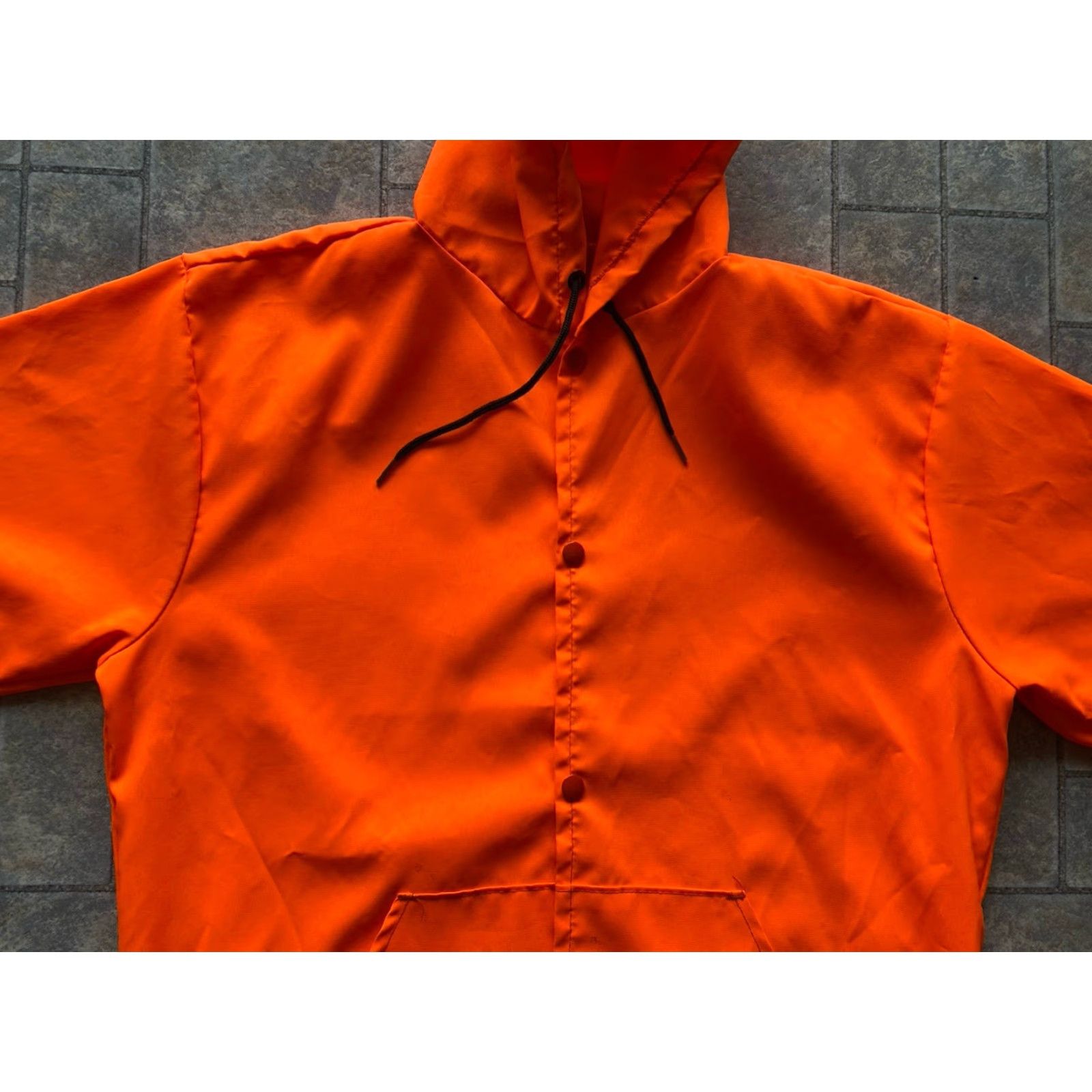Hunter VINTAGE Sno King Orange Snap Jacket Men’s M Polyester Made In USA Hunter Size US M / EU 48-50 / 2 - 7 Thumbnail