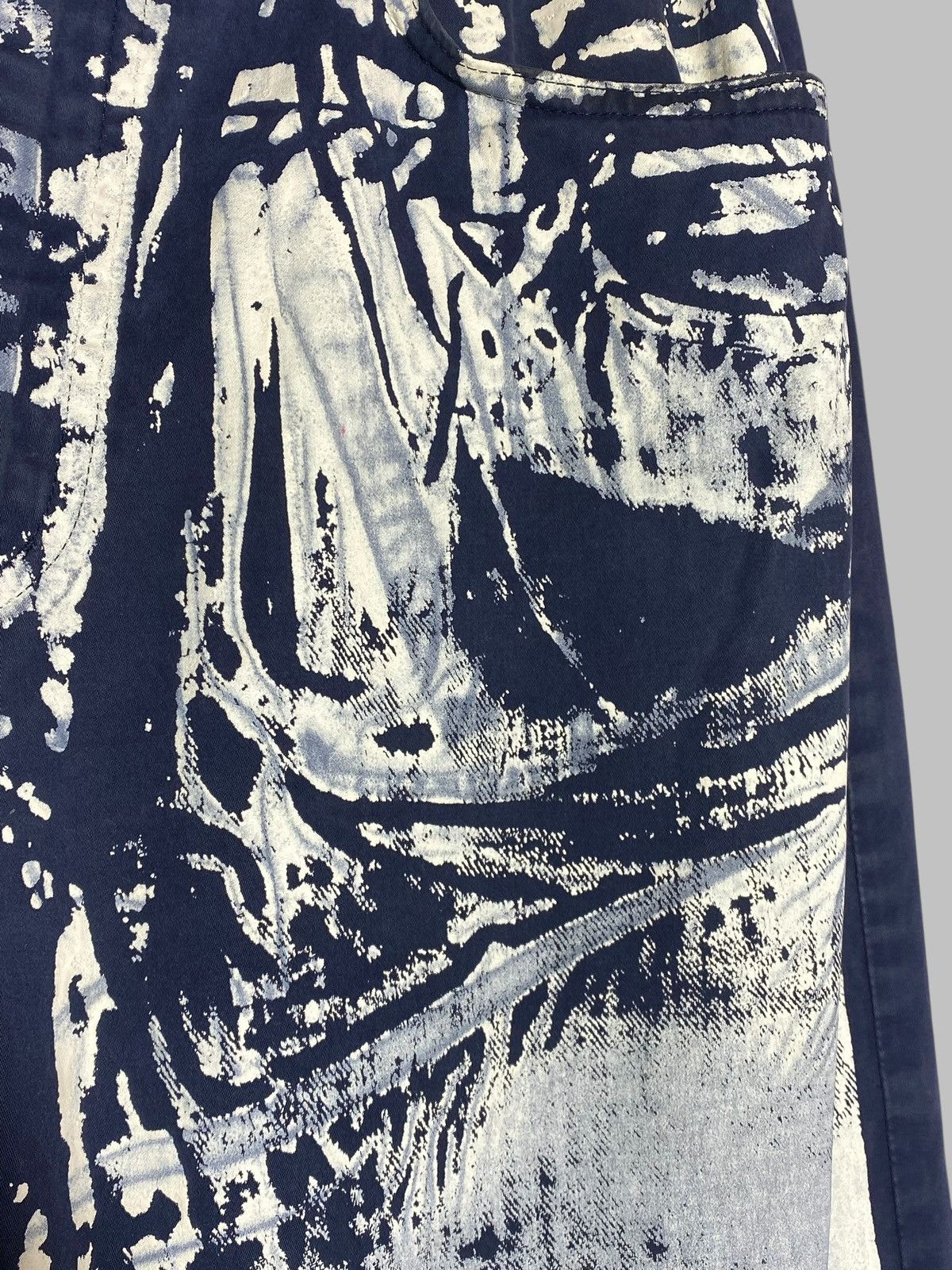 Moschino Moschino Jeans Graffiti Painted Rick Owens Style Avant Garde Size US 34 / EU 50 - 8 Thumbnail