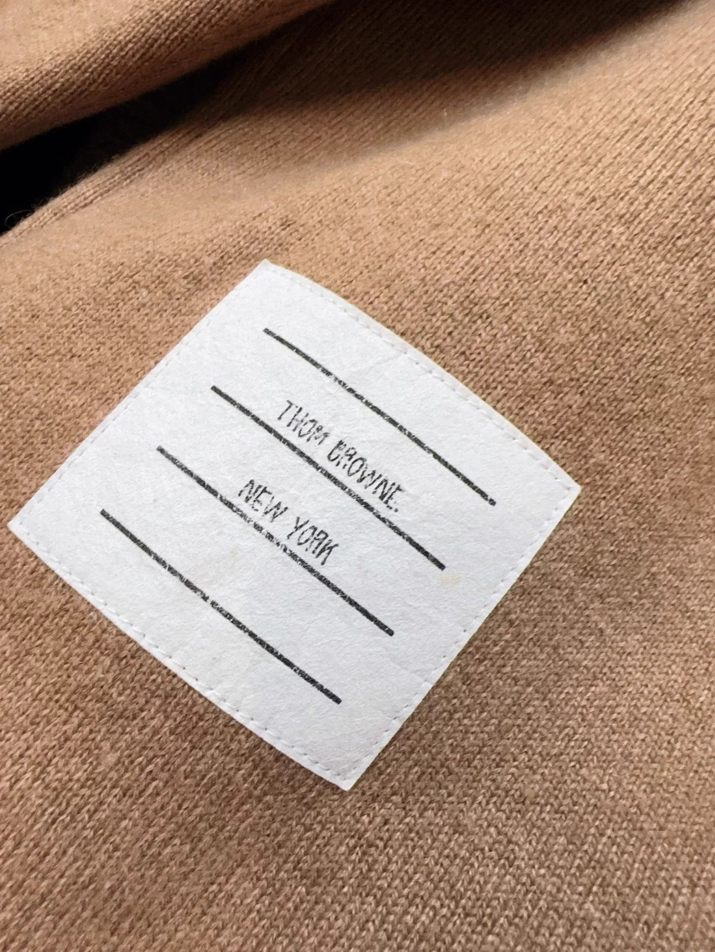 Thom Browne TB Camel 4-bar LS crewneck sweatshirt 40 Size M / US 6-8 / IT 42-44 - 4 Thumbnail