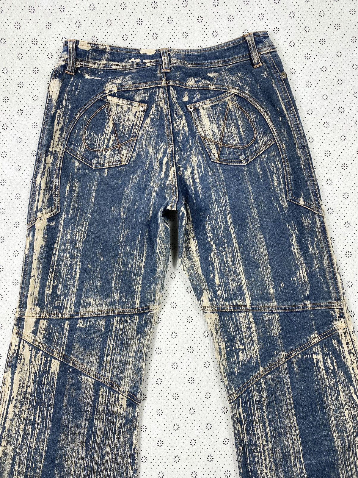 Hysteric Glamour Acid Wash Denim By Miss Alice Size 29" - 6 Thumbnail