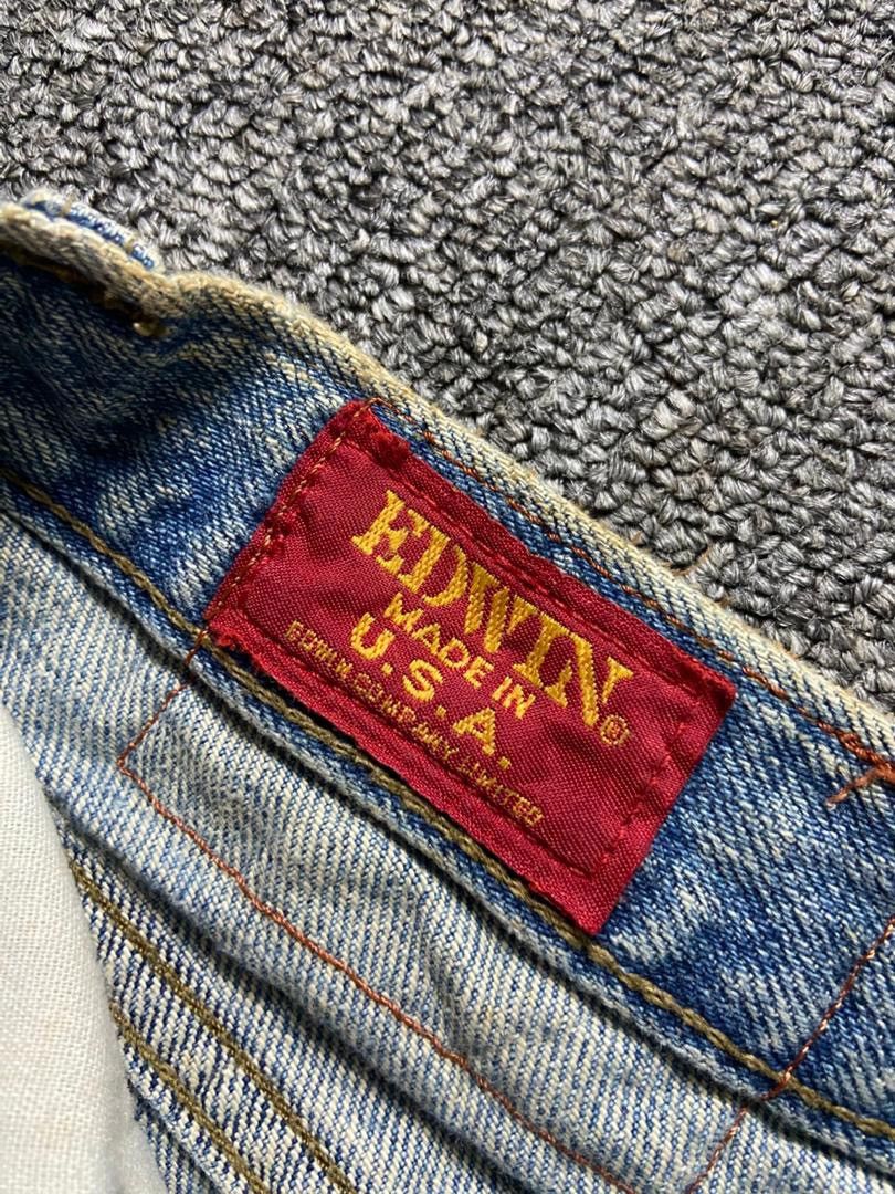 Edwin Edwin High Rise Straight Cut Jeans (197) Size 24" / US 00 / IT 34 - 4 Thumbnail