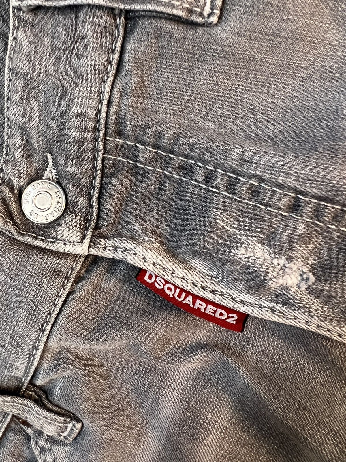 Dsquared2 Dsquared2 Jeans Skinny Distressed Style Size US 31 - 5 Thumbnail