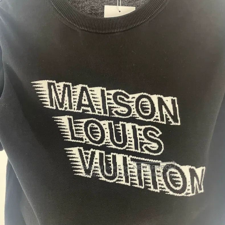 Louis Vuitton Louis Vuitton Letter knitted short sleeve Size US XL / EU 56 / 4 - 1 Thumbnail
