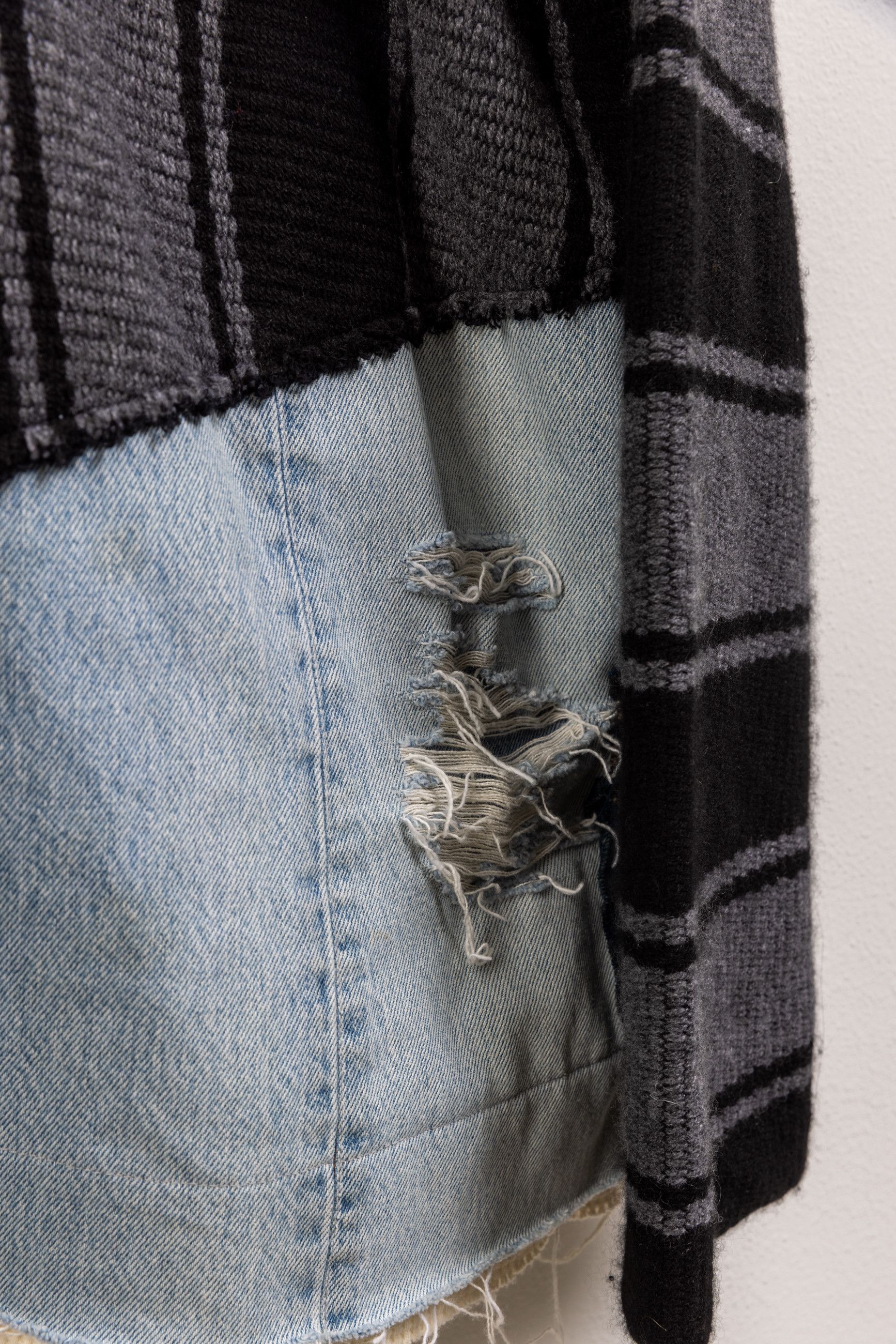Alanui × Greg Lauren Greg Lauen x Alanui denim cashmere 50/50 hoodie Size US L / EU 52-54 / 3 - 8 Thumbnail