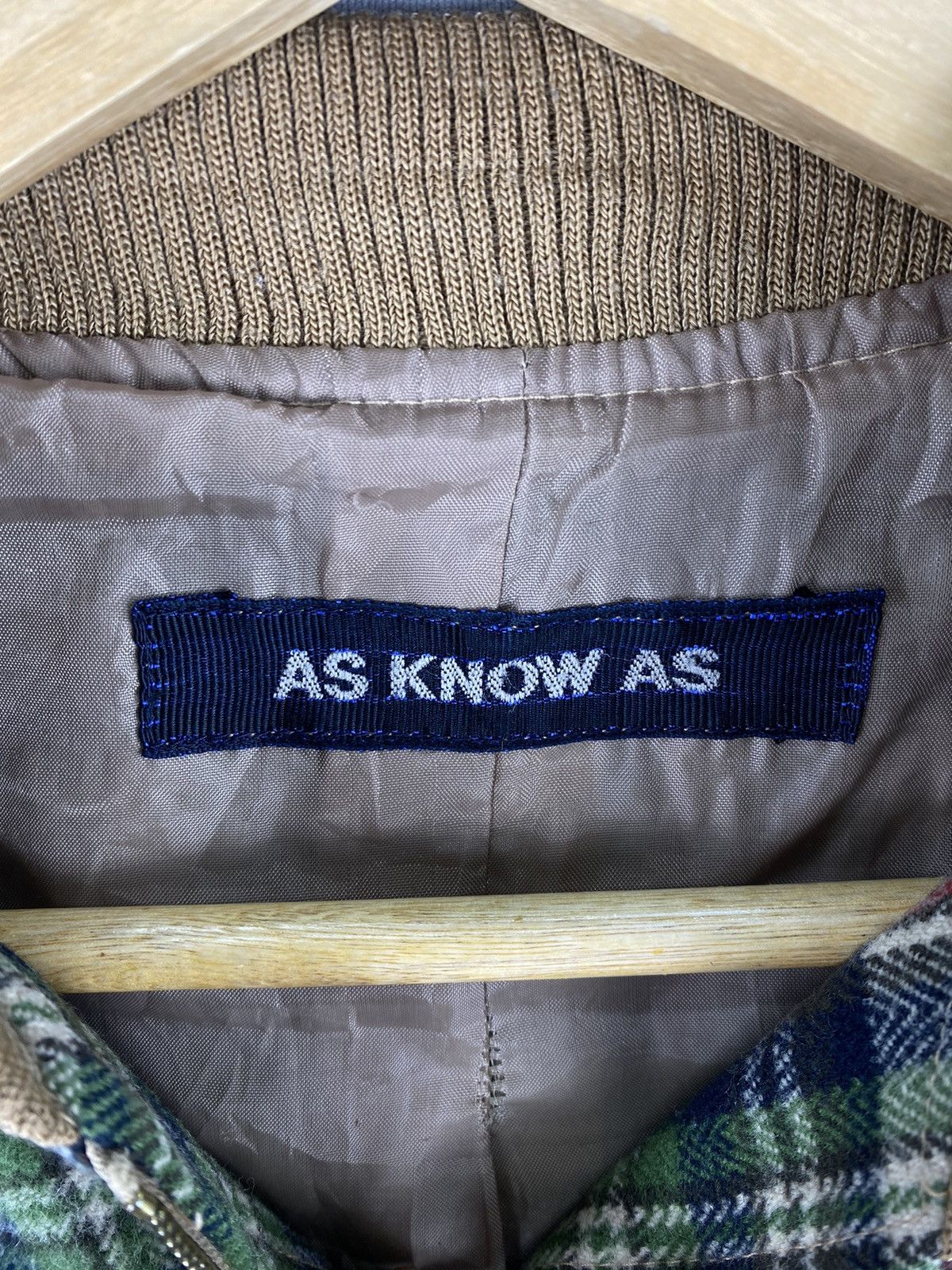 Japanese Brand Japanese Brand Zipper Wool Jacket By As Know As Size US XXS / EU 40 - 11 Thumbnail