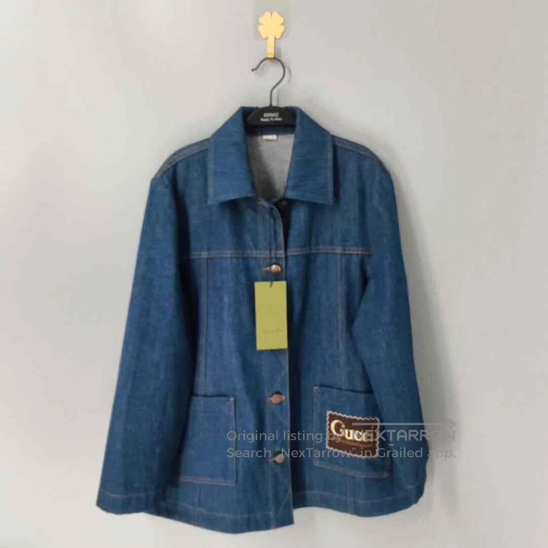 Gucci Gucci Women's Lapel Denim Jacket. Size M / US 6-8 / IT 42-44 - 1 Thumbnail