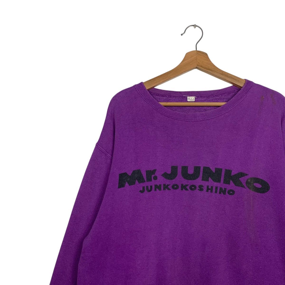 Mr. Junko Mr Junko Koshino Crewneck Purple Sweatshirt Size US L / EU 52-54 / 3 - 6 Thumbnail
