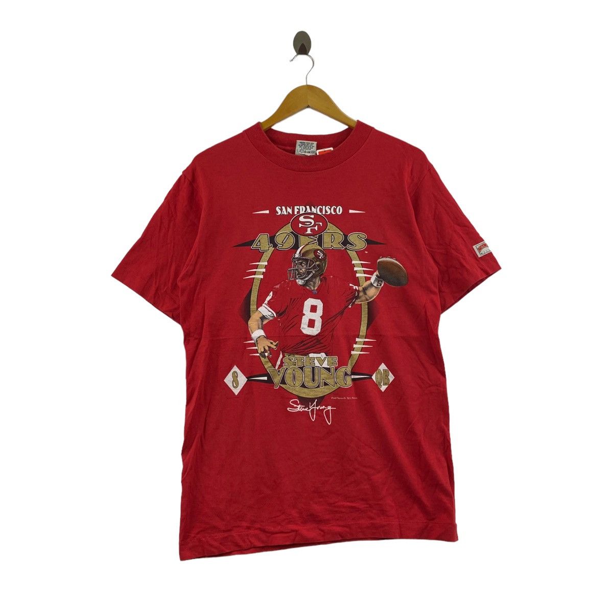 NFL Vintage SAN FRANCISCO 49ERS 1993 Steve Young NFL Football Size US M / EU 48-50 / 2 - 1 Thumbnail