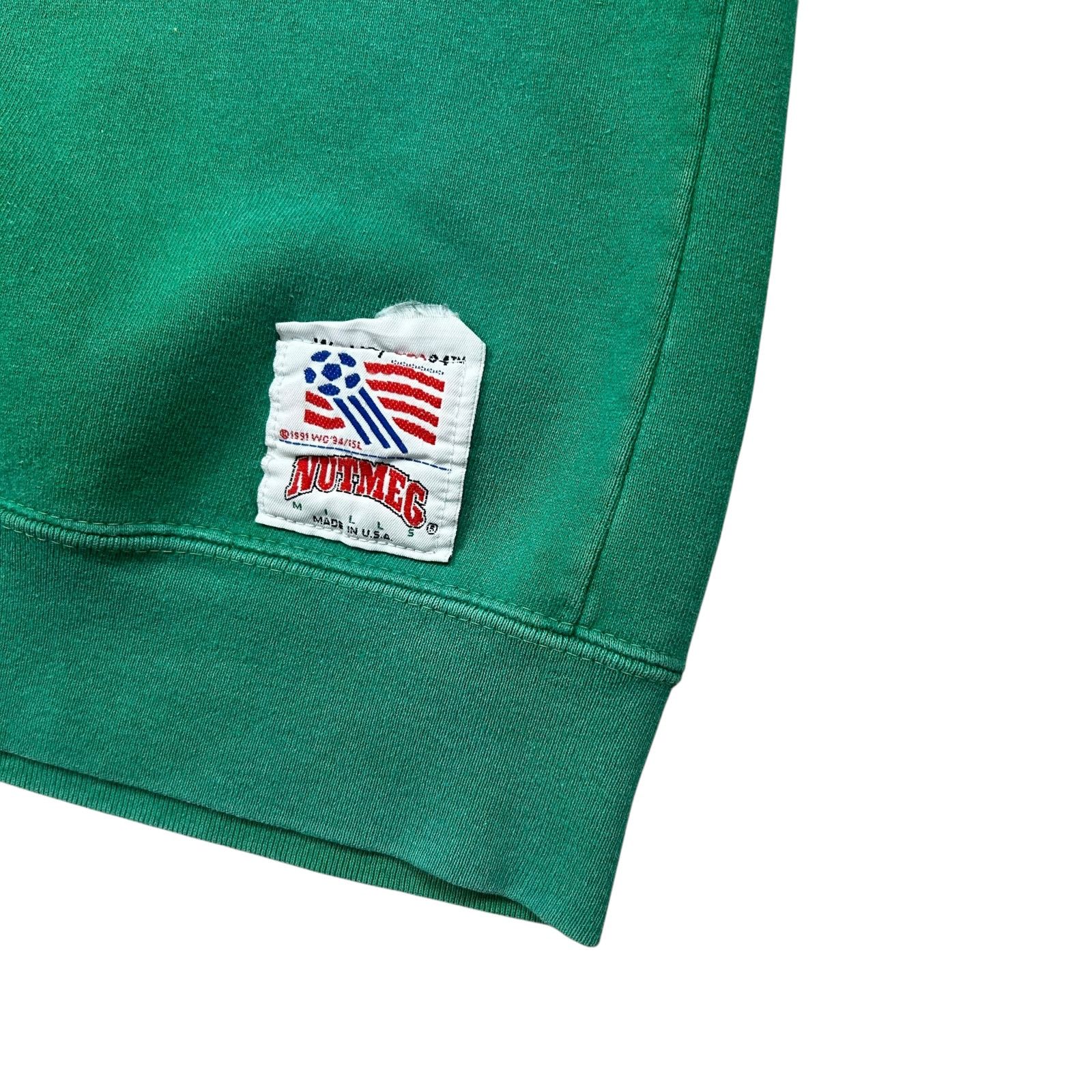 Nutmeg 90s WORLD CUP USA 1994 NUTMEG TEAM IRELAND SWEATSHIRT Size US M / EU 48-50 / 2 - 3 Thumbnail