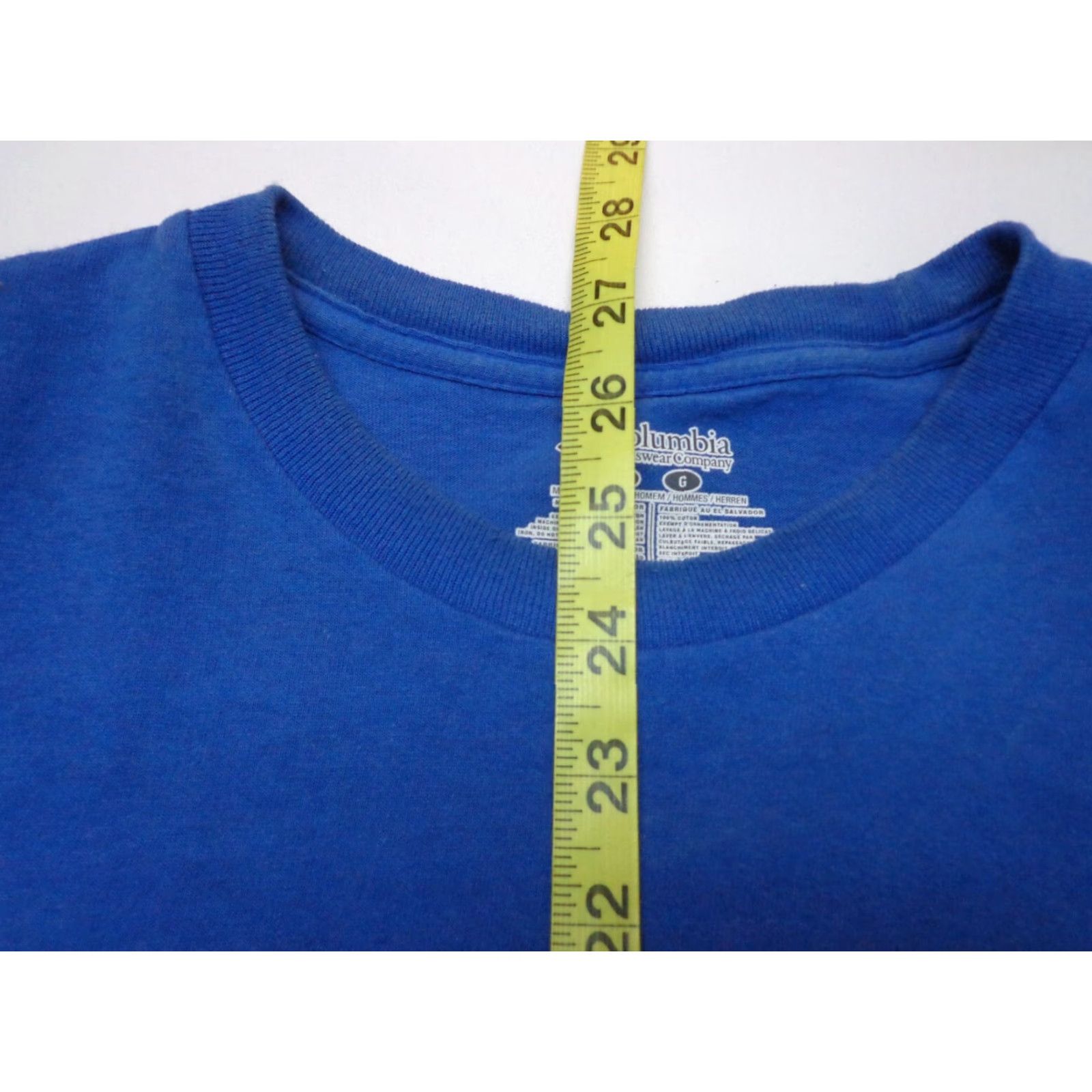 Vintage Columbia PFG T-Shirt Graphic Print Crew Neck Short Sleeve Blue L Mens Size US L / EU 52-54 / 3 - 7 Thumbnail