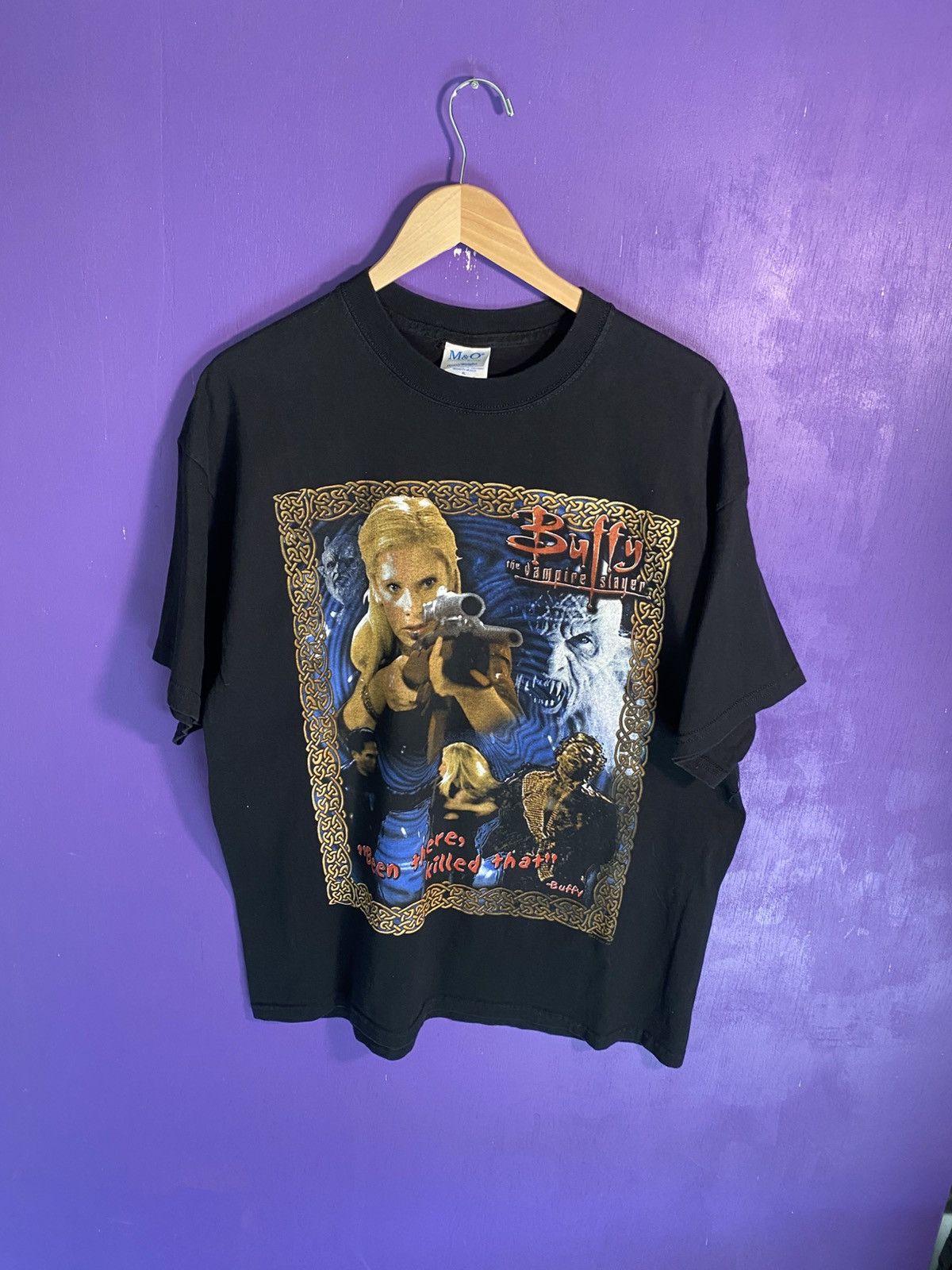Other Vintage 2001 Buffy the vampire slayer killed that t-shirt Size US XL / EU 56 / 4 - 1 Thumbnail