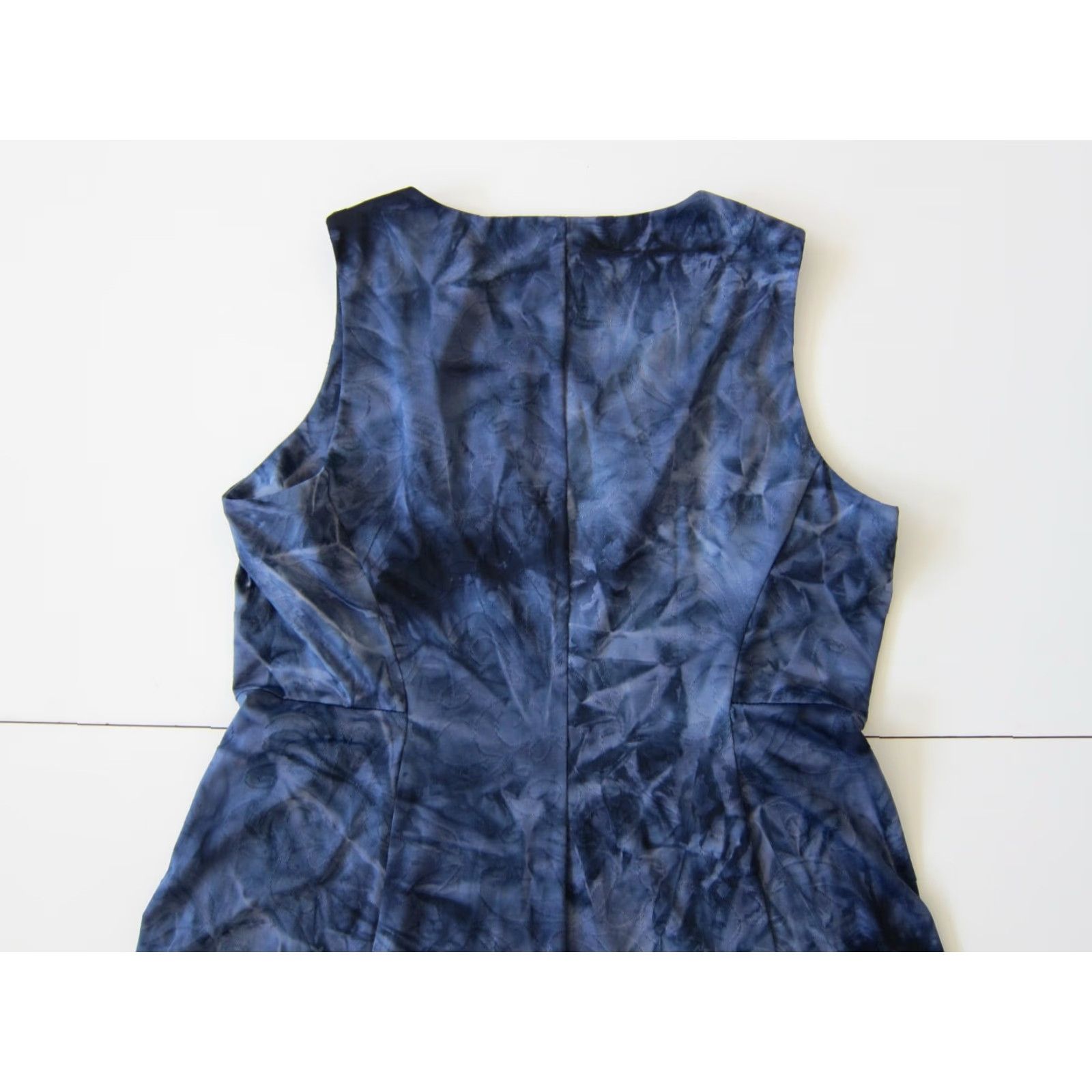 Vintage VINTAGE AB Studio Purple Stretch Tie Dye Sleeveless Shift A-Line Sheath Tunic Dress XL Size XL / US 12-14 / IT 48-50 - 6 Thumbnail