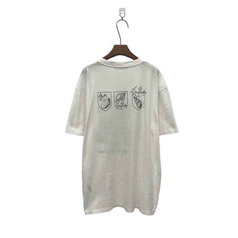 Louis Vuitton Louis Vuitton White monogrammed shell print short sleeves Size US XXL / EU 58 / 5 - 3 Thumbnail