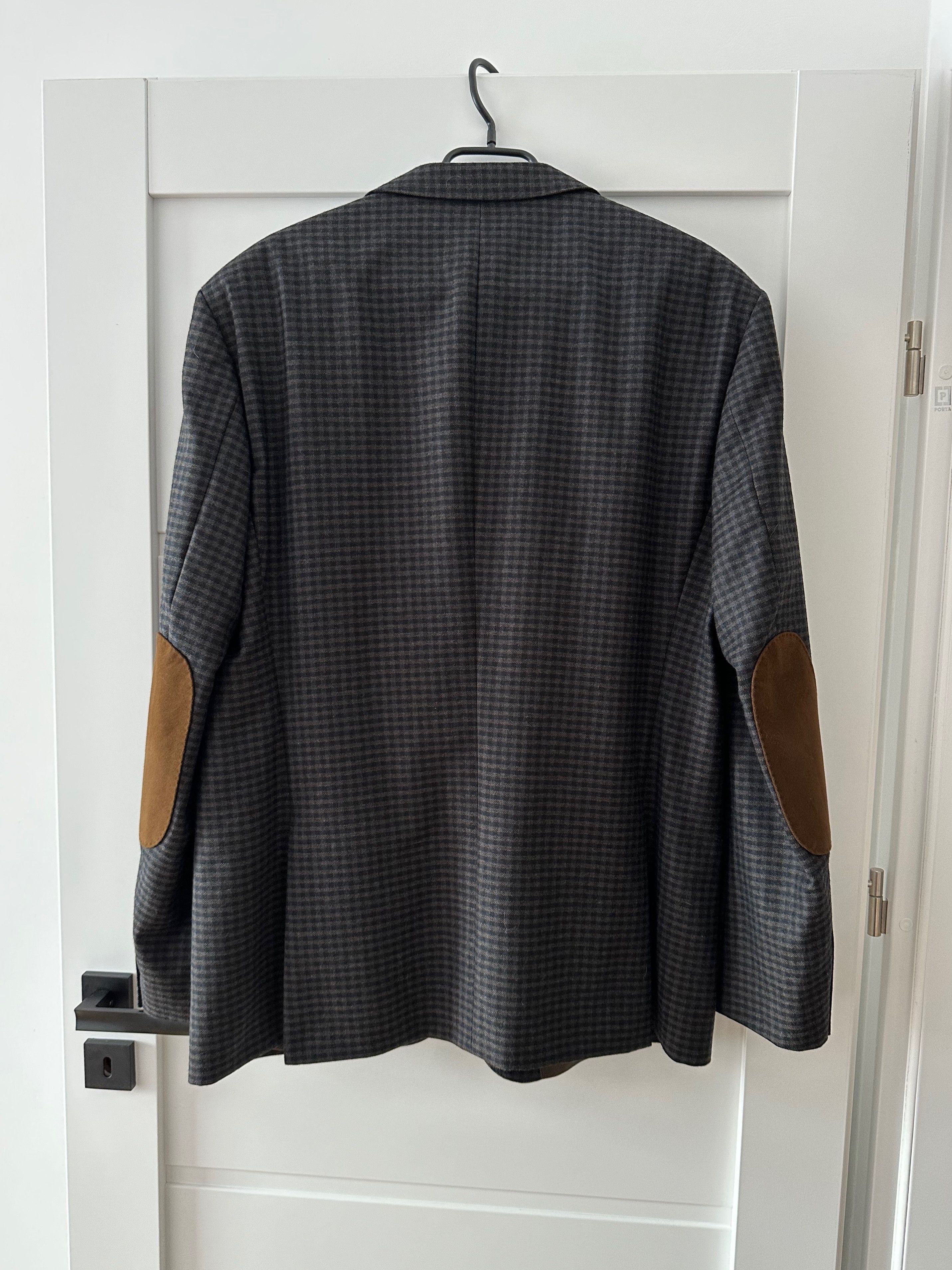 Hugo Boss Hugo Boss The Smith 5 check WOOL blazer Elbow patches Size 44R - 5 Thumbnail