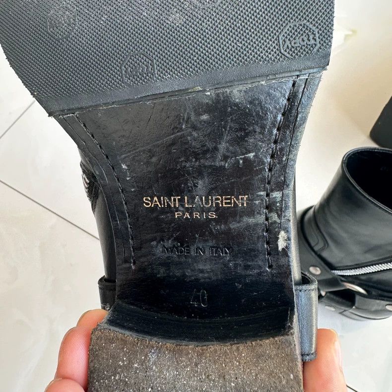 Saint Laurent Paris Saint Laurent Paris 13fw single link boots Size US 7 / EU 40 - 6 Thumbnail