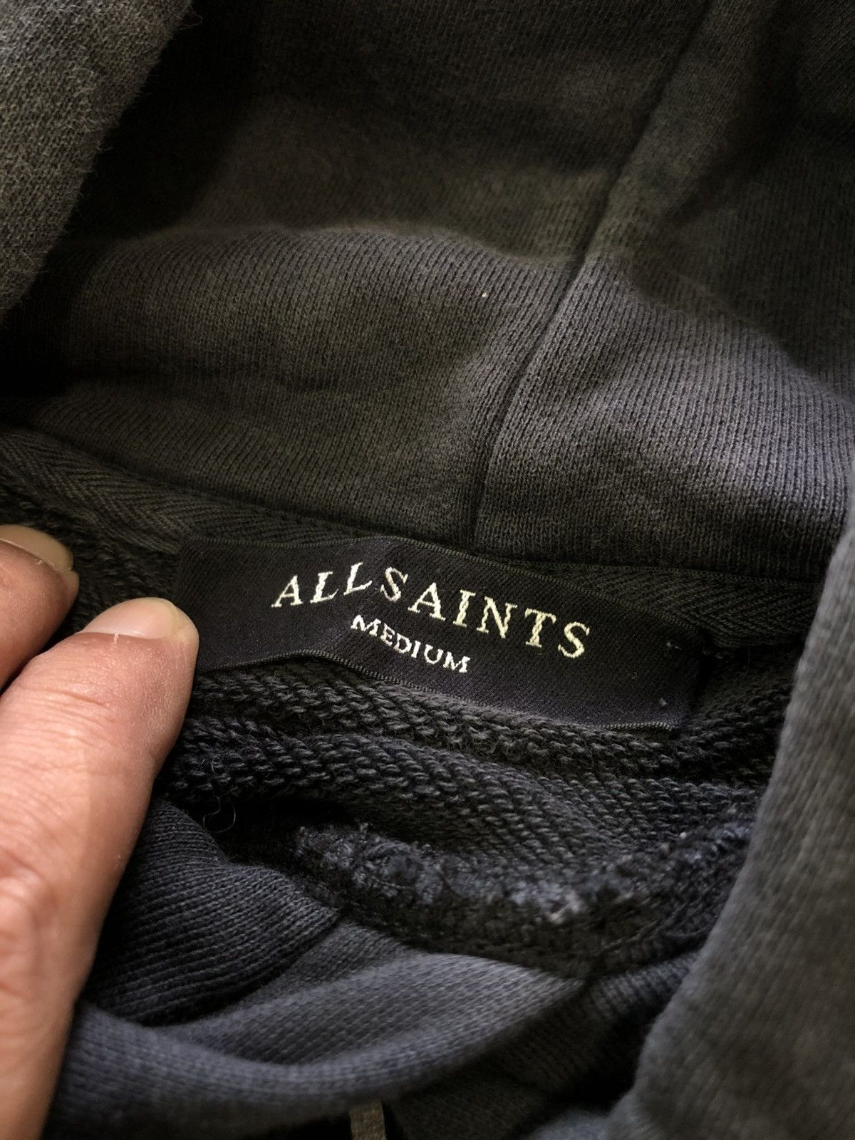 Allsaints Allsaints fade black hoodie Size US M / EU 48-50 / 2 - 11 Thumbnail
