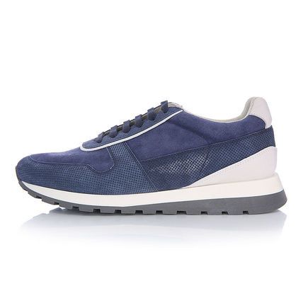 image of Brunello Cucinelli O1W1Db10524 Sneakers In Blue, Men's (Size 9)