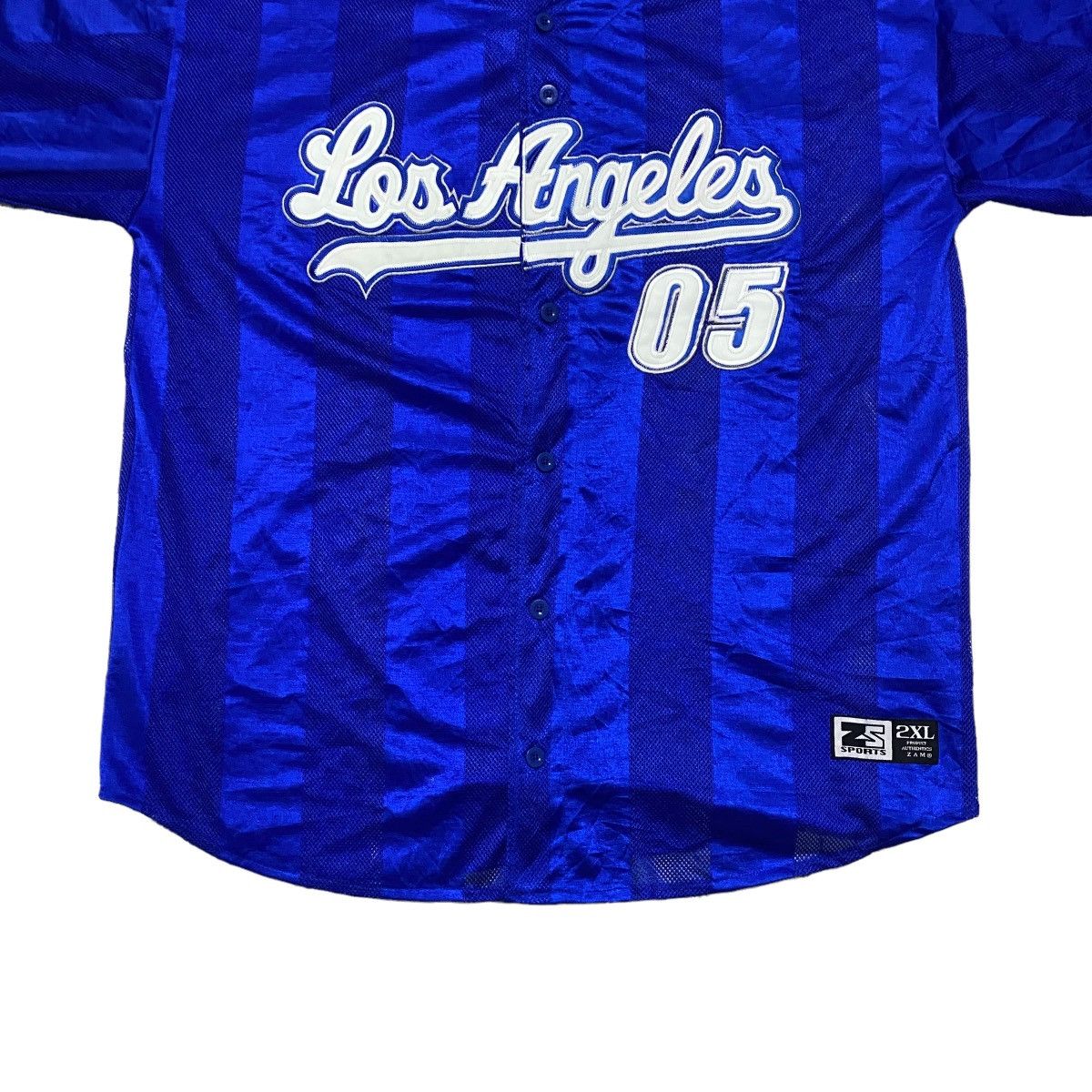 Vintage Vintage Los Angeles Baseball Jersey By Zam Sport Size US XXL / EU 58 / 5 - 6 Thumbnail