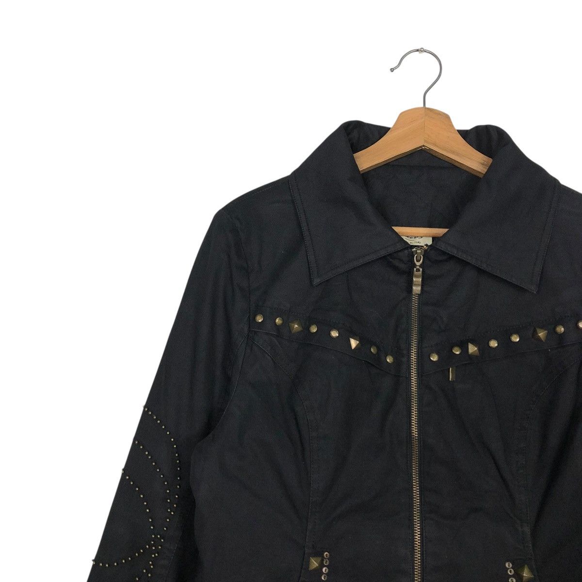 Vintage 🔥BONDAGE BIKER JACKET PUNK STYLE CHEEKY ITALY ISSEY MIYAKE Size US M / EU 48-50 / 2 - 9 Thumbnail