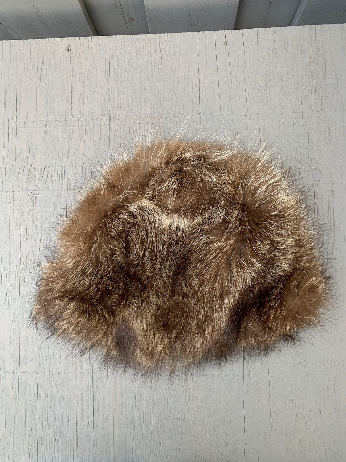 Vintage Vintage Fur Hat Cap Beanie Mens Womens Faux Fuzzy Winter OS Size ONE SIZE - 4 Thumbnail