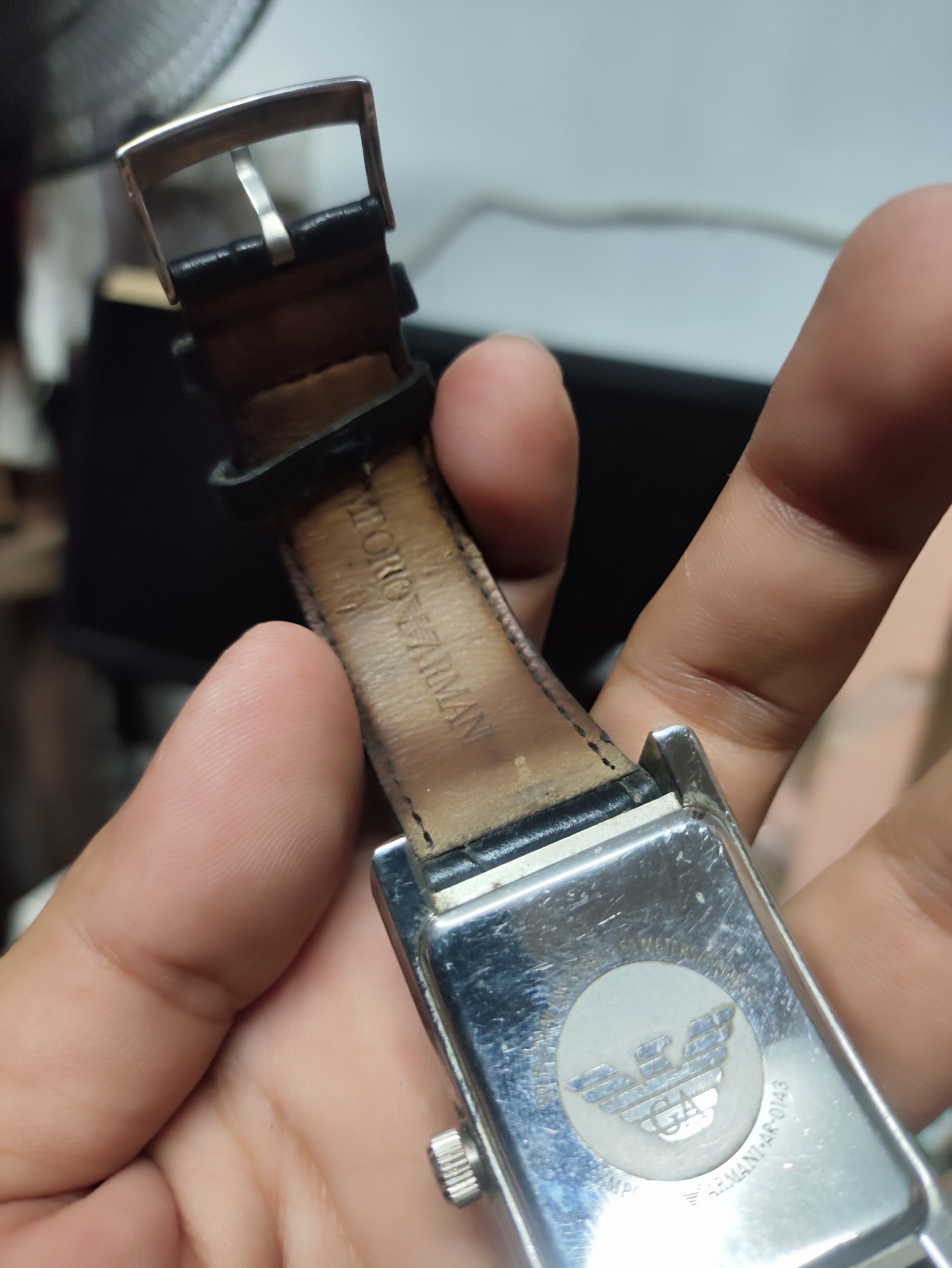Emporio Armani Vintage Emporio Armani Tank Watch (Need Service) Size ONE SIZE - 11 Thumbnail