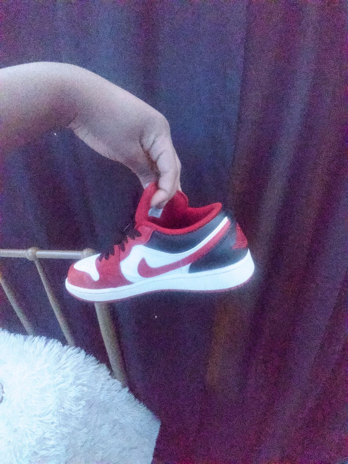 Nike 2022 Air Jordan 1 Low 'Reverse Black Toe' Size US 9 / EU 42 - 5 Thumbnail