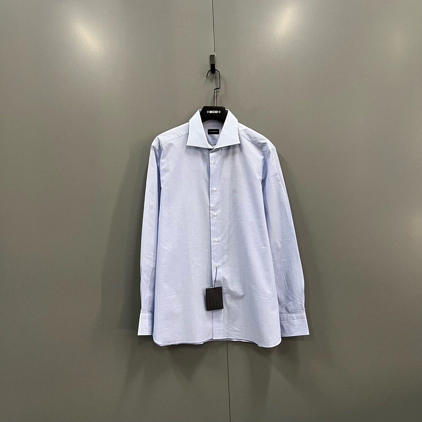 Ermenegildo Zegna Ermenegildo Zegna Striped Blue Shirt s Men Size US S / EU 44-46 / 1 - 1 Thumbnail