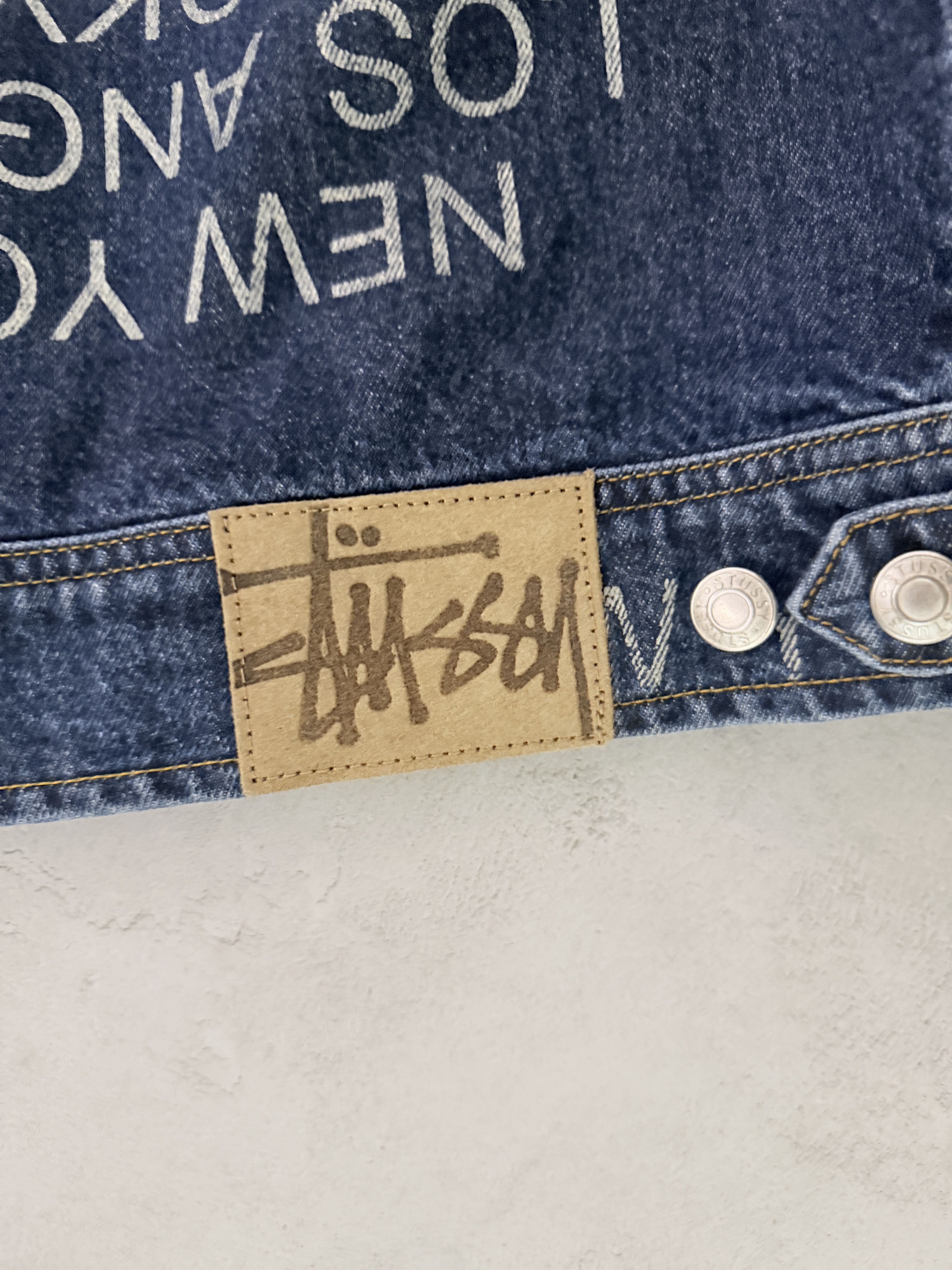 Stussy Stüssy Denim Zip Work Jacket Size US M / EU 48-50 / 2 - 4 Thumbnail