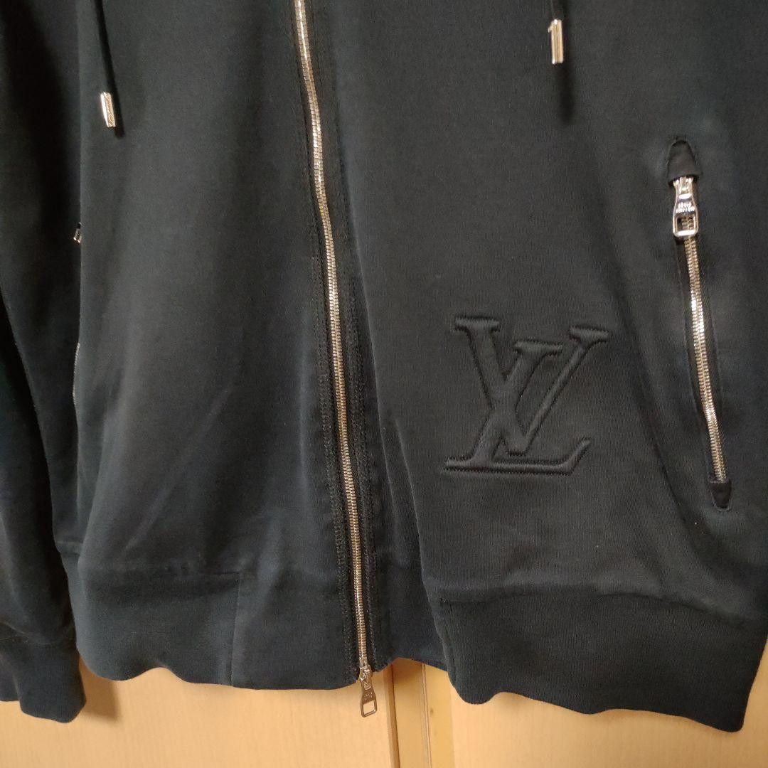 Louis Vuitton Louis Vuitton Black Damier Hoodie Parka Size US XS / EU 42 / 0 - 3 Thumbnail