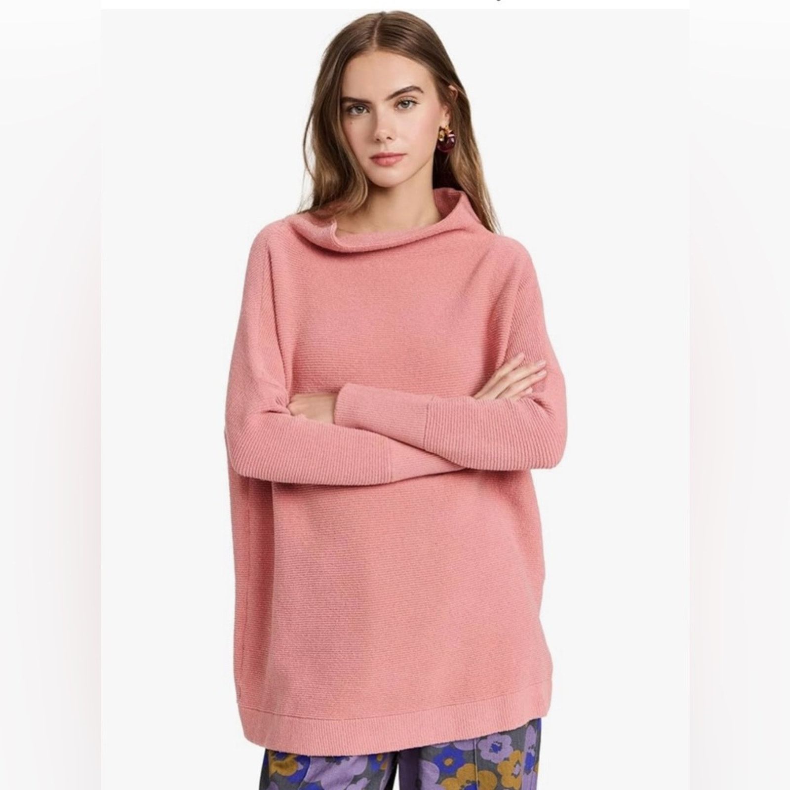 Free People FP Movement Ottoman Slouchy Sweater sun sand oversized S Size S / US 4 / IT 40 - 9 Thumbnail