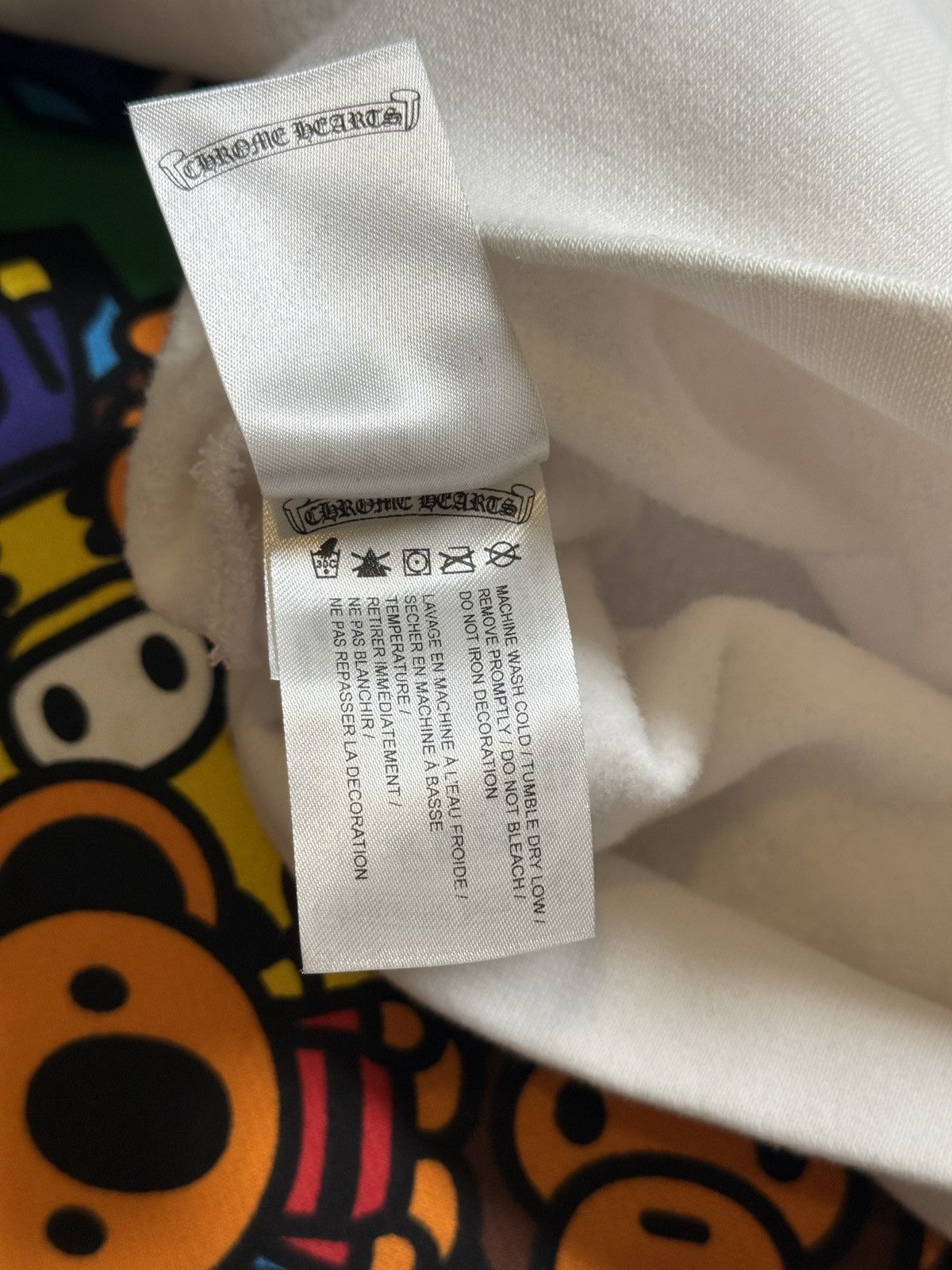 Chrome Hearts Chrome Hearts White Eye Chart Dagger Logo Pullover Hoodie Size US L / EU 52-54 / 3 - 10 Thumbnail