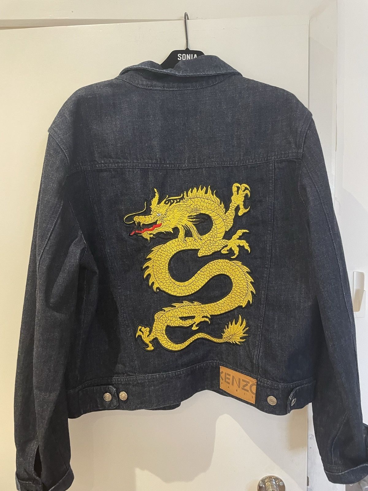 Kenzo Keno denim jacket dragon embroidery Size US M / EU 48-50 / 2 - 1 Thumbnail