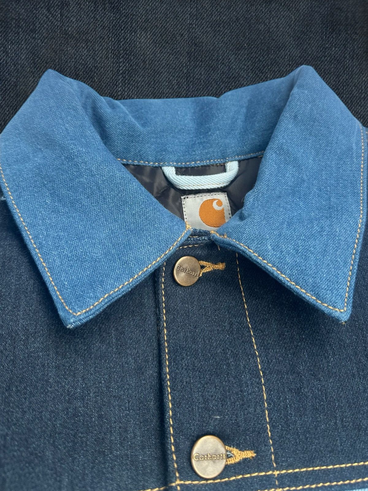 Carhartt Detroit-Style Reworked Carhartt Denim Jacket – One of a Kind Size US M / EU 48-50 / 2 - 7 Thumbnail