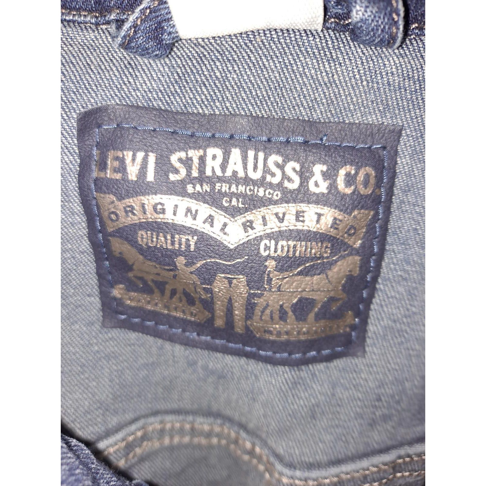 Levi's Levi Strauss Silver Tag Button Up Denim Vest Size US L / EU 52-54 / 3 - 5 Thumbnail