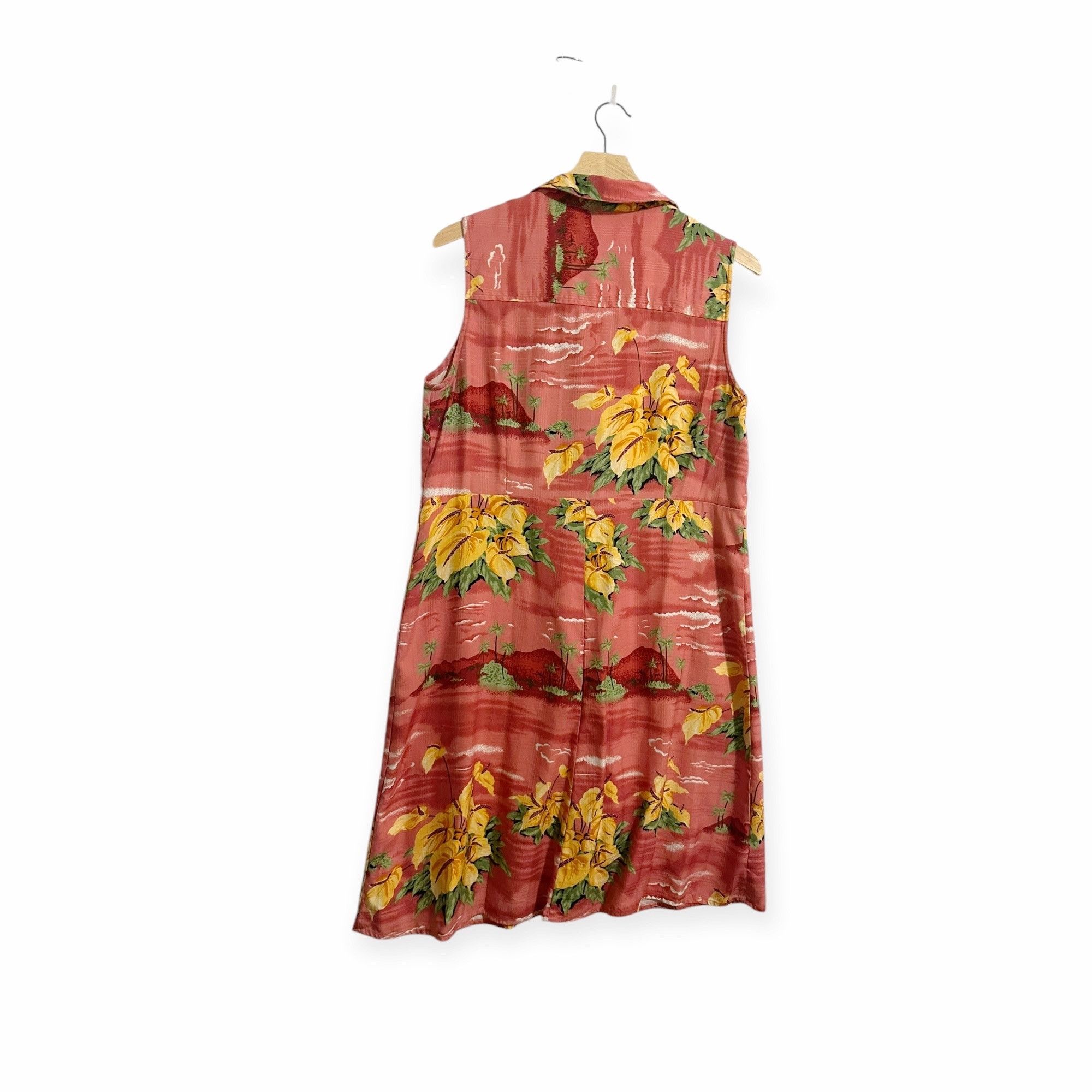 Tommy Bahama Tommy Bahama Silk Sleeveless Shirt Dress, Size 14, Hawaiian Size XL / US 12-14 / IT 48-50 - 2 Thumbnail
