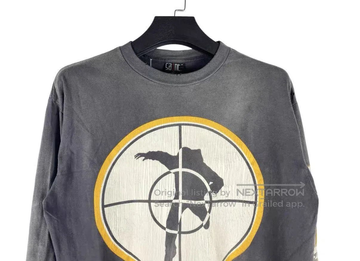 Saint Michael Gray Long Sleeve Graphic Shirt. Size US S / EU 44-46 / 1 - 3 Thumbnail