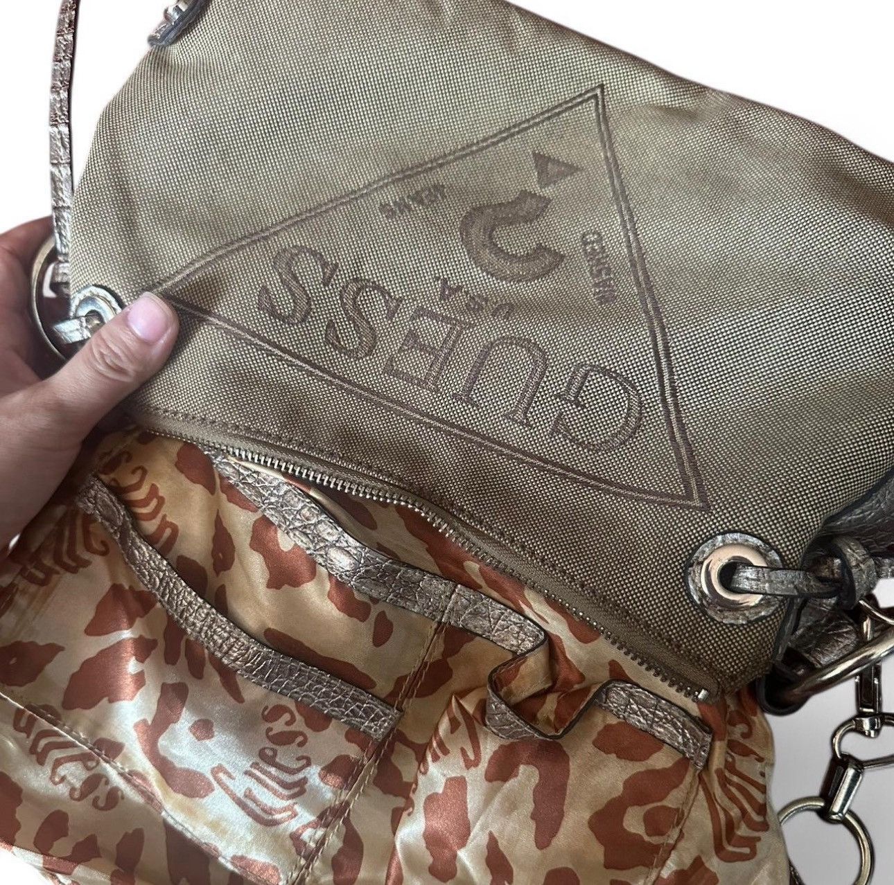 Guess Vintage Guess big USA logo baguette bag Size ONE SIZE - 6 Thumbnail