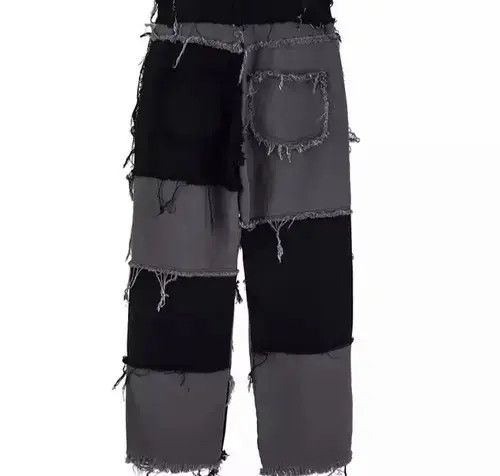 Vintage Patchwork denim jeans Size US 32 / EU 48 - 4 Thumbnail