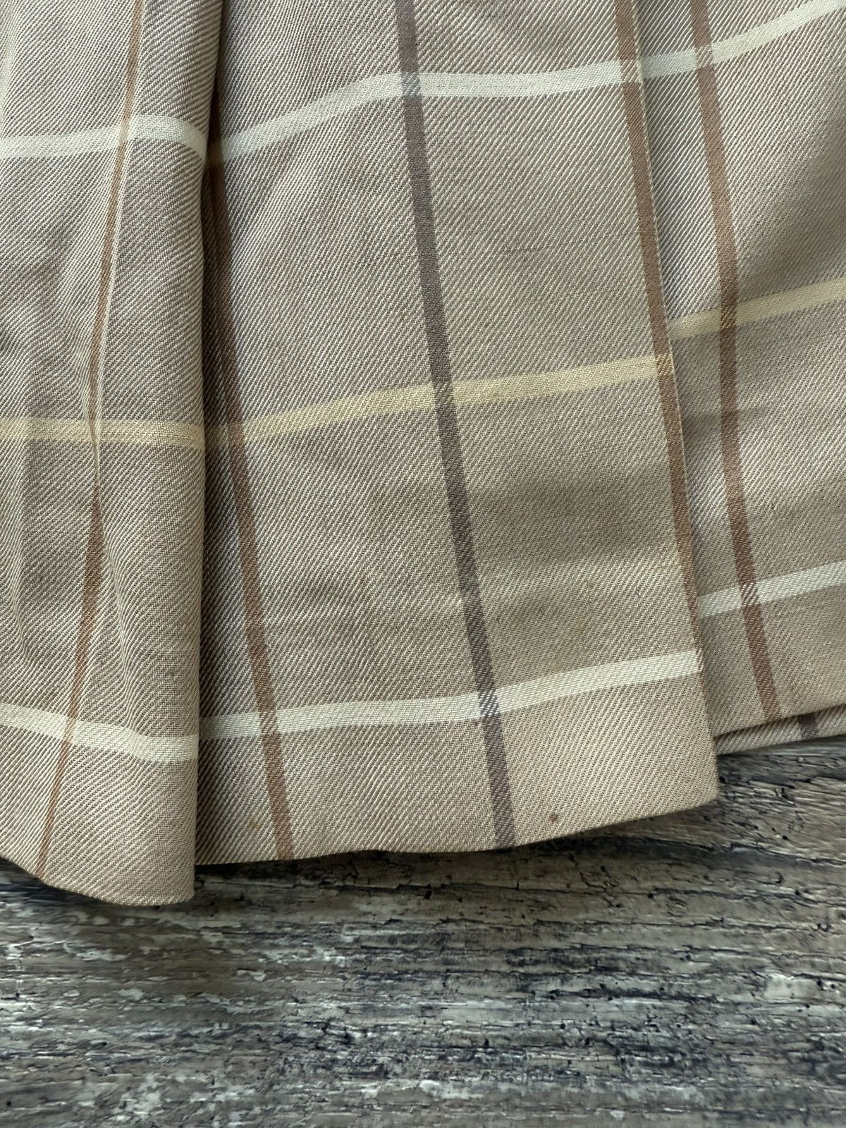 Burberry 1990's Burberry Check Long Pleated Skirt Size 26" / US 2 / IT 38 - 4 Thumbnail