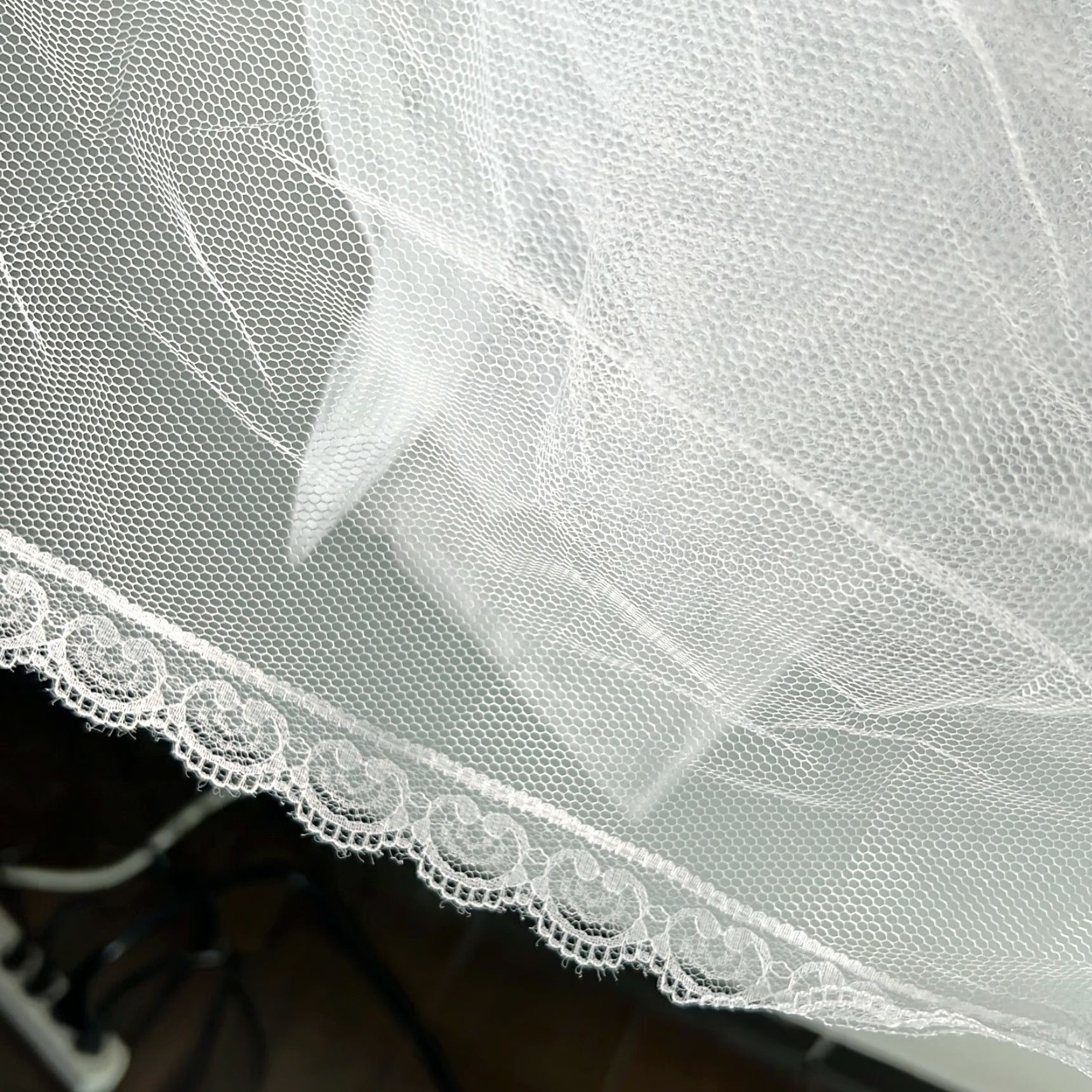 Vintage Womens Elastic Waist Pull On Layered Wedding Full Slip White Skirt S Size 24" / US 00 / IT 34 - 4 Thumbnail